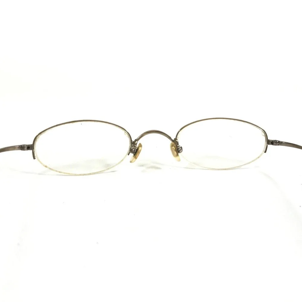 MODO Eyeglasses Frames MOD 898 AGD Gold Round with Clip On Lenses 43-22-145